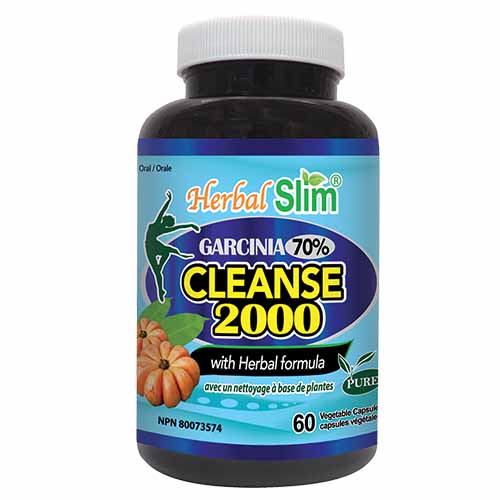 Herbal Slim CLEANSE 2000 with Garcinia 70% 60 caps